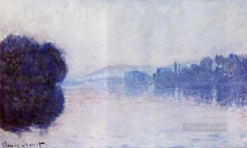  Vernon Canvas - The Seine near Vernon Claude Monet